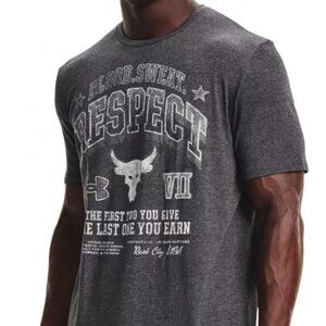 Under Armour Men's T-Shirt 2XLT Loose fit Project Rock BSR Black 001 NWT